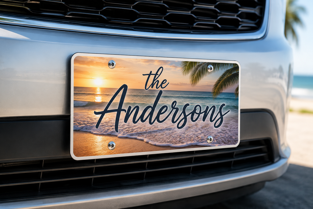 License Plate, Personalized