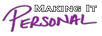 Making It Personal - Home