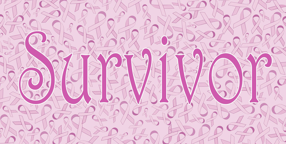 Survivor — Pink Ribbon license plate design
