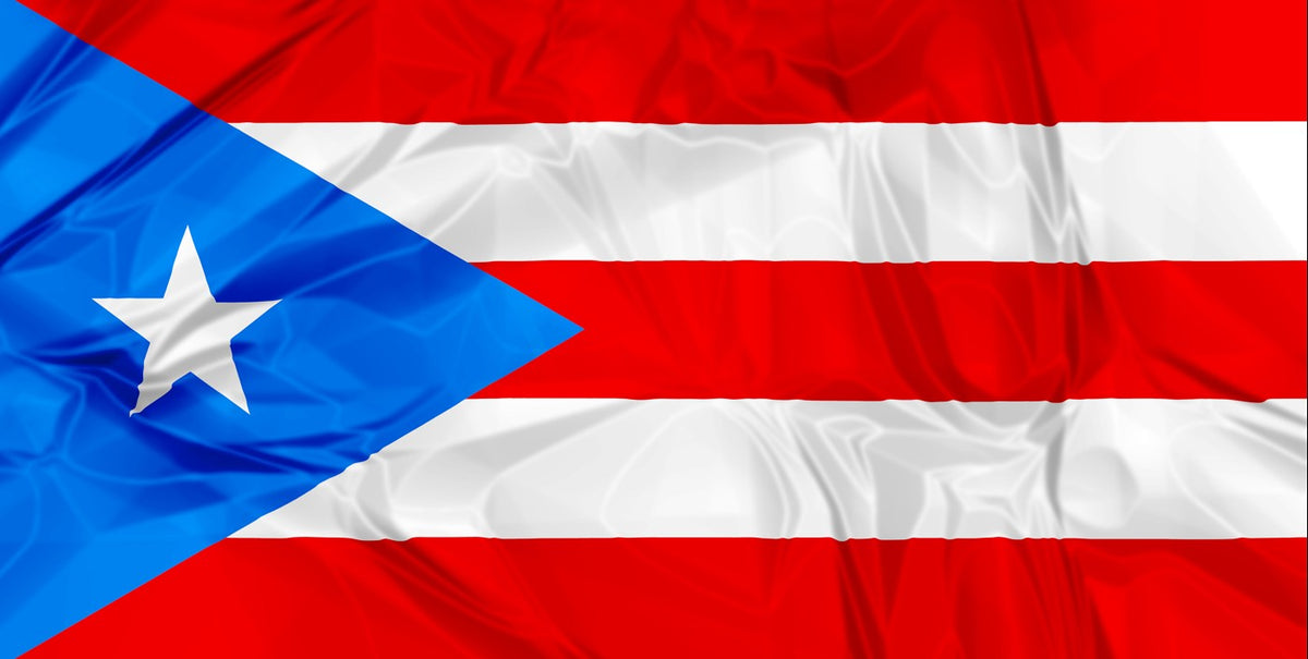 Puerto Rican Flag license plate design