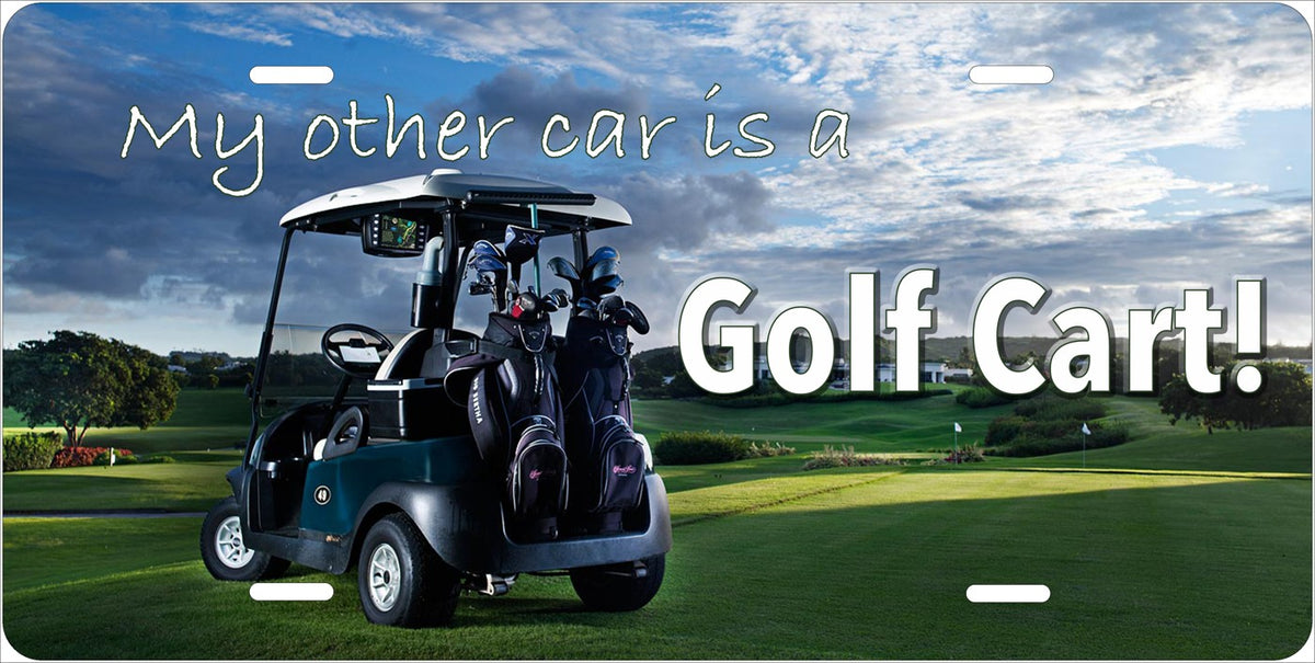 Golf Cart license plate design