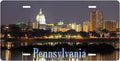 Harrisburg, Pennsylvania Skyline license plate design