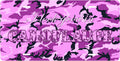 I Look Good in Camouflage — Pink license plate design