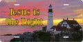 Jesus Is the Light license plate design