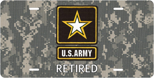 Army Camouflage — Retired license plate design