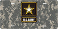 Army Camouflage license plate design