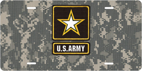Army Camouflage license plate design