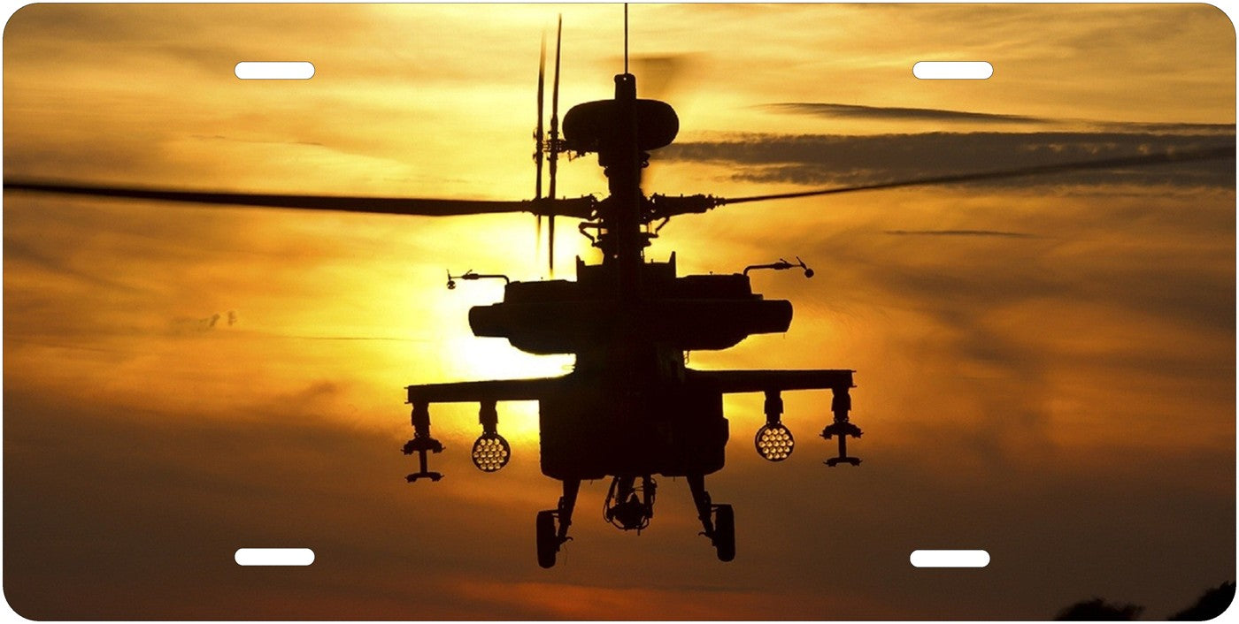 Army Helicopter license plate design