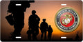 Marines on Patrol — Emblem license plate design