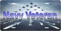 Navy Veteran license plate design