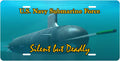 Submarine Force — Silent but Deadly license plate design