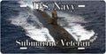 Sub Vet license plate design