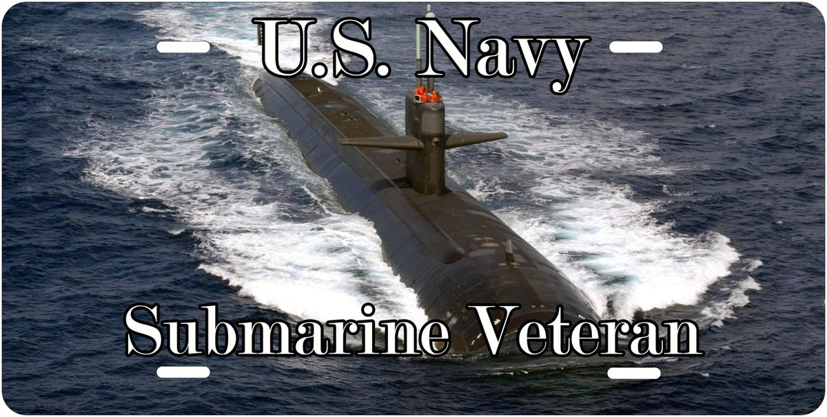 Sub Vet license plate design