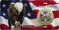 Army Veteran — Eagle license plate design