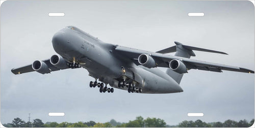 Air Force C-5 license plate design