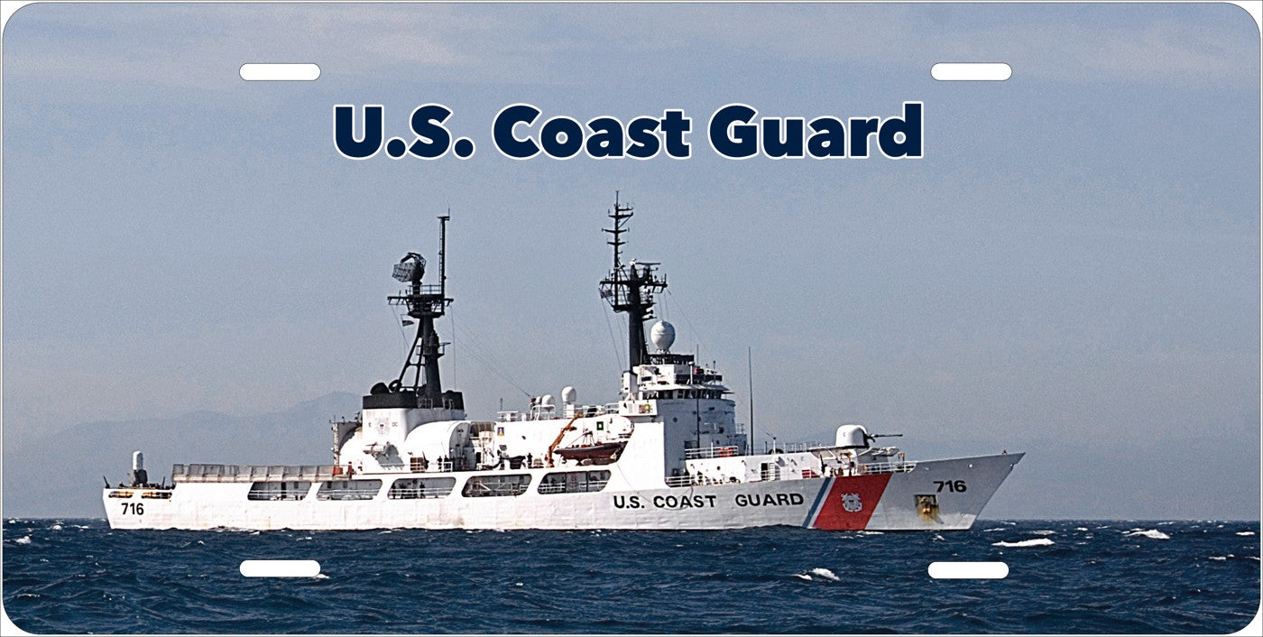 Coast Guard Cutter license plate design