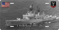 USS Belknap license plate design