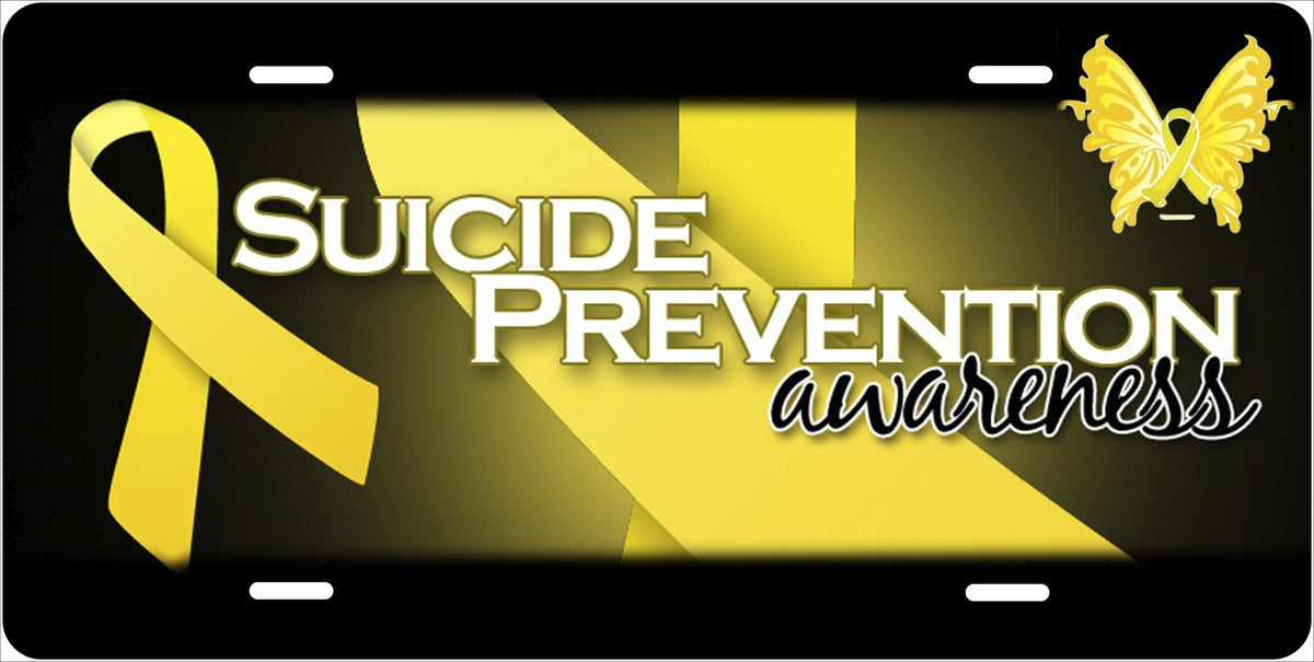 Suicide Prevention license plate design