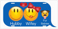 Hubby, Wifey and Fur Babies license plate design