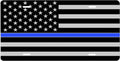 Thin Blue Line — American Flag license plate design
