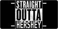 Straight Outta Hershey license plate design