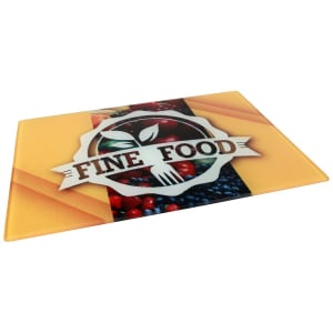 11 by 8 inch glass photo cutting board